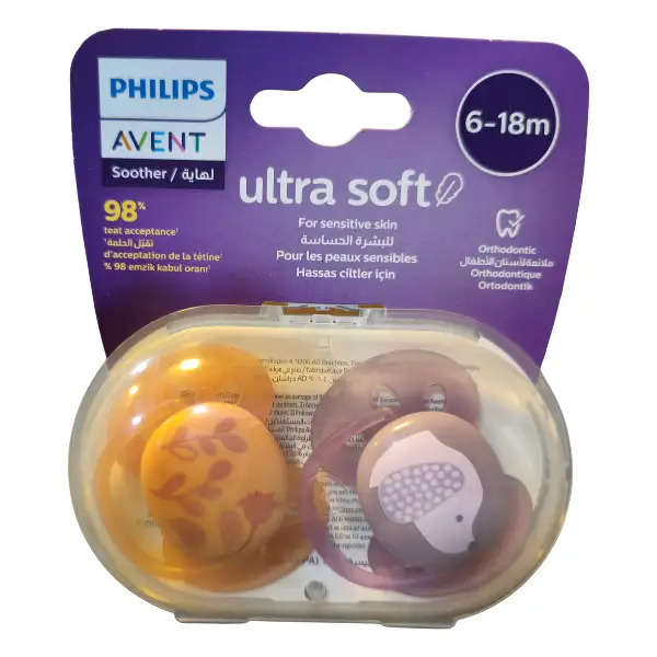 avent-orthodontic-pacifier-ultra-soft-dog-design-6-18-months